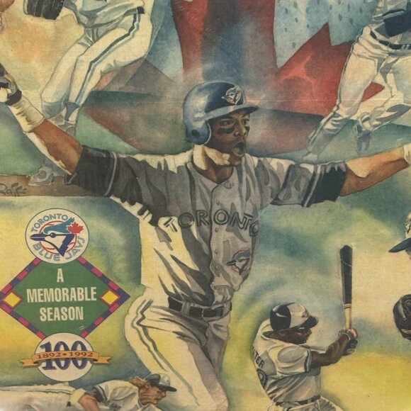 Toronto Blue Jays 1992 Season World Series Championship Toronto Star Wall Plaque - Picture 14 of 16